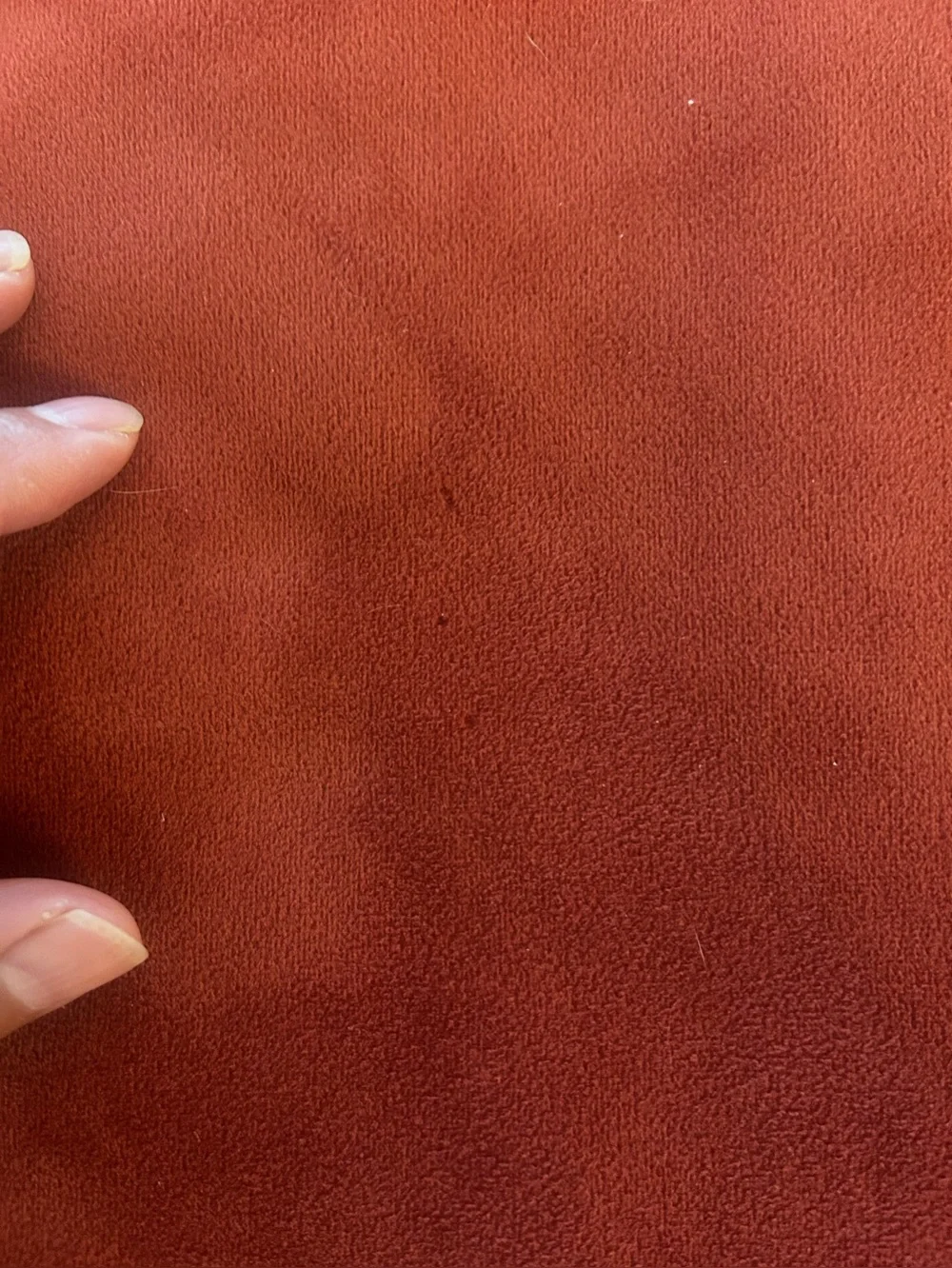Washable chair cushion back (insert and cover) Velvety Finish